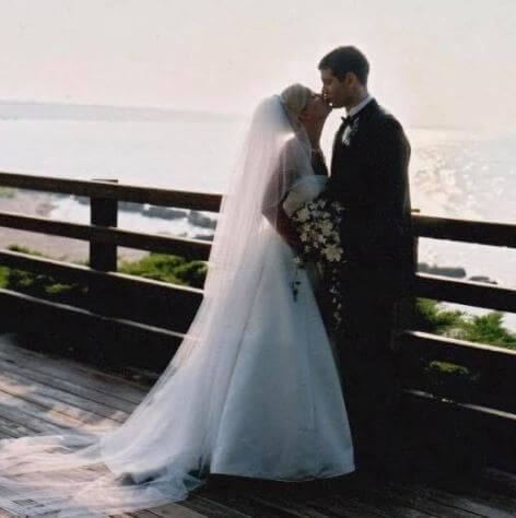 A glimpse of Tracy Wilhelmy Stevens and Brad Stevens wedding day.